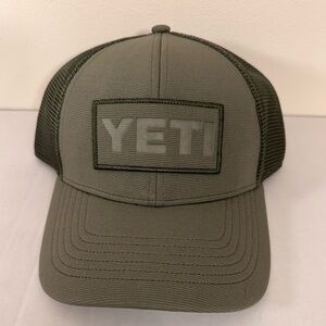 Yeti Patch Trucker Hat - Olive on Olive